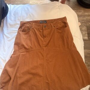 American Living Women's Tan A-Line Skirt